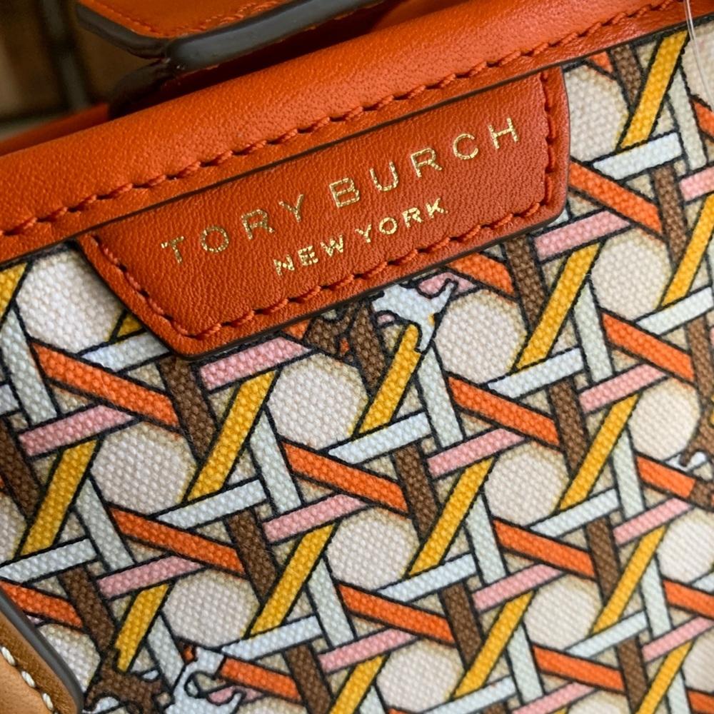 Authentic TORY BURCH LINK triple compartments satchel/Crosby - Picture 11 of 16